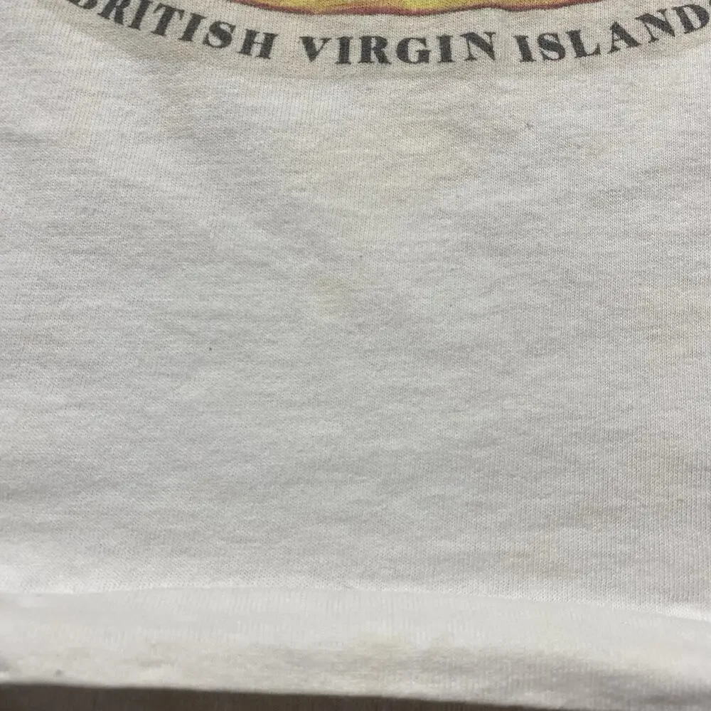 Pusser’s Experience Tank Top Mens L Vintage Made in USA Beach Graphic - Picture 3 of 16